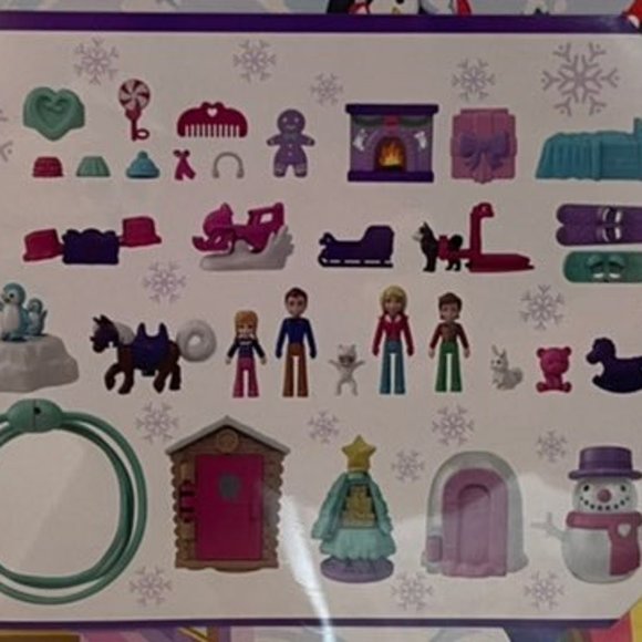 BRAND NEW 2021 Polly Pocket Holiday Christmas Advent Calendar - Picture 4 of 5